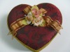 fashion heart shaped jewelry box