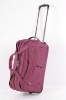 fashion high quality purple trolley travel bag