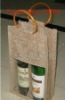 fashion high quality wine gunny bag