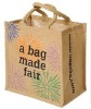 fashion jute carry bag