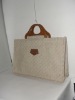 fashion jute tote bag