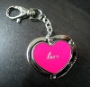 fashion keyring heart baghanger