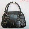 fashion ladies PU hand bag with bow