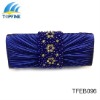 fashion ladies blue evening bag