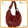 fashion ladies leather handbag with bows design