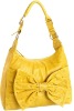 fashion ladies leather hobo bag with studded bow