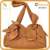 fashion ladies leather shoulder bag with bow detailing