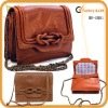 fashion ladies leather shoulder bag with chain