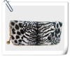 fashion ladies leopard wallet purse(zipper made of copper)