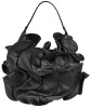 fashion ladies ruffle leather shoulder bag