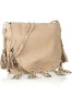 fashion ladies tassle leather handbag