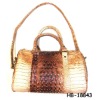 fashion lady Pu Croc Embossed handbag