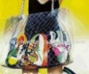 fashion lady clear pvc beach bag