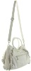 fashion lady handbag with pleating details