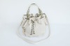 fashion lady handbag with snake print cord