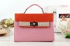 fashion lady pu leather handbag