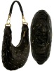 fashion lady quilted pu hobo bag