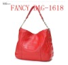 fashion lady's Chinese red leather shoulder bag