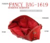 fashion lady's Chinese red leather shoulder bag(inner structure)