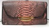 fashion lady snake skin wallet