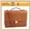 fashion leather business portfolio bag