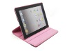 fashion leather case,hot sale-360 degree rotating case for ipad2