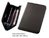 fashion leather document holder closure by zip