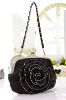 fashion leather flower shoulder bag 016