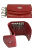 fashion  leather   key  purse