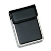 fashion leather metal business card holder