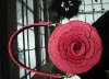 fashion leather rose coin purse