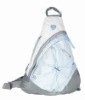 fashion leisure backpack with trangle shape