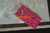 fashion leopard pu leather patent leather pouch case for samsung galaxy s2 SII i9100