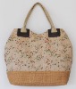 fashion linen handbag