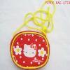 fashion little girl's PU zipper bag