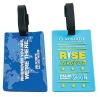 fashion logo pvc luggage tag