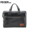fashion men leather messenger handbag
