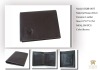 fashion men leather wallet with anti-bacterial function