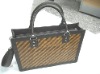 fashion new design bamboo braided business briefcase