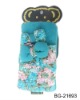fashion ornamented cotton phone bag