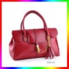 fashion patent satchel red leather handbags