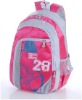 fashion pink nylon sport backpack