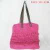 fashion pink paper shoulder bag