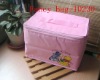 fashion pink polyester lunch cooler bag