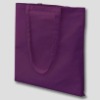 fashion plain cotton bag with long handle eco friendly