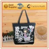 fashion printing ladies canvas bag