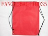 fashion promotional polyester drawstring shoe bag
