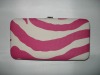 fashion pu red zebra frame clutch wallet