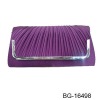 fashion purple satin evening bag wholesale