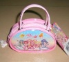 fashion pvc coin bag with handle